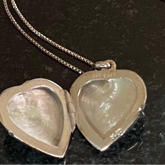 Sterling Silver Engraved Heart Locket - Picture 6 of 8